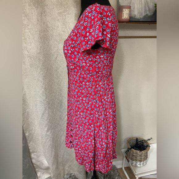 Mason & Belle Vee Neck Empire Waist Dress - Picture 3 of 8